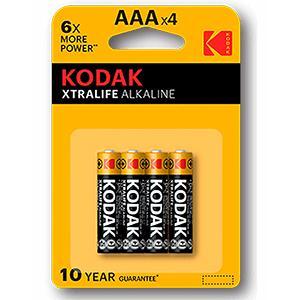 Pilas alcalinas Kodak Xtralife LR03 (AAA)