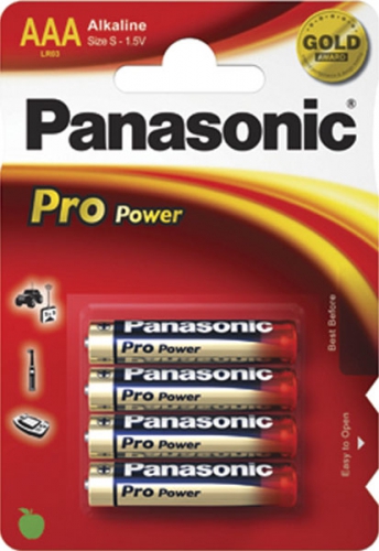 Pilas alcalinas Panasonic LR03 (AAA)