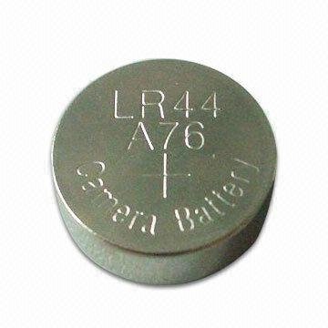 Pilas de botón de botón alcalina LR44