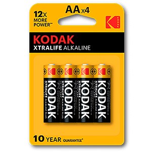 Pilas alcalinas Kodak Xtralife LR06 (AAA)