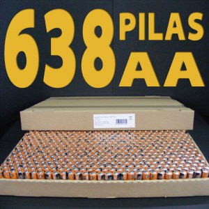 Pilas alcalinas Duracell Industrial LR06 (AA) en BULK