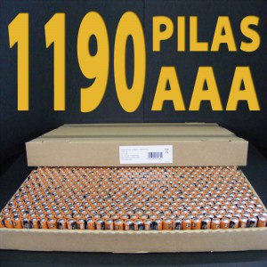 Pilas alcalinas Duracell Industrial LR03 (AAA) en BULK